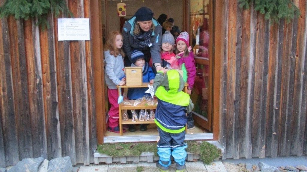 Im Montessori Kinderhaus fand kürzlich der Martinsmarkt statt. von privat