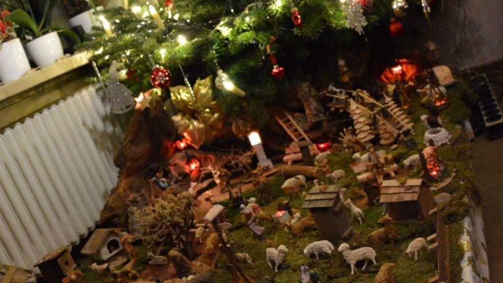 Der ganze Stolz von Daniela Kampschulte: Ihre Krippe, die Jahr für Jahr wächst - auch dank vieler Familienangehöriger. von Daniela Kampschulte