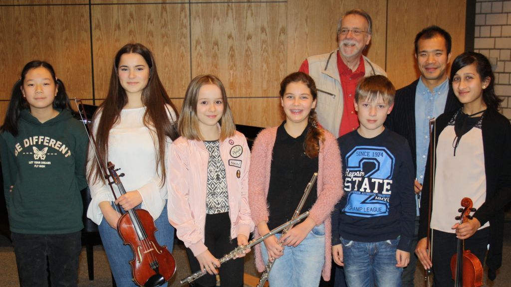 Musikschüler aus verschiedenen Bereichen begeisterten die Zuhörer beim diesjährigen Konzert der Musikschule. von privat