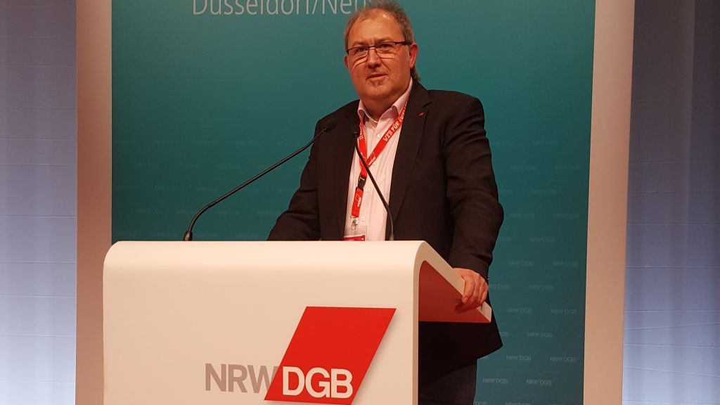 Ingo Degenhardt, Geschäftsführer des südwestfälischen Deutschen Gewerkschaftsbunds. von DGB-Südwestfalen