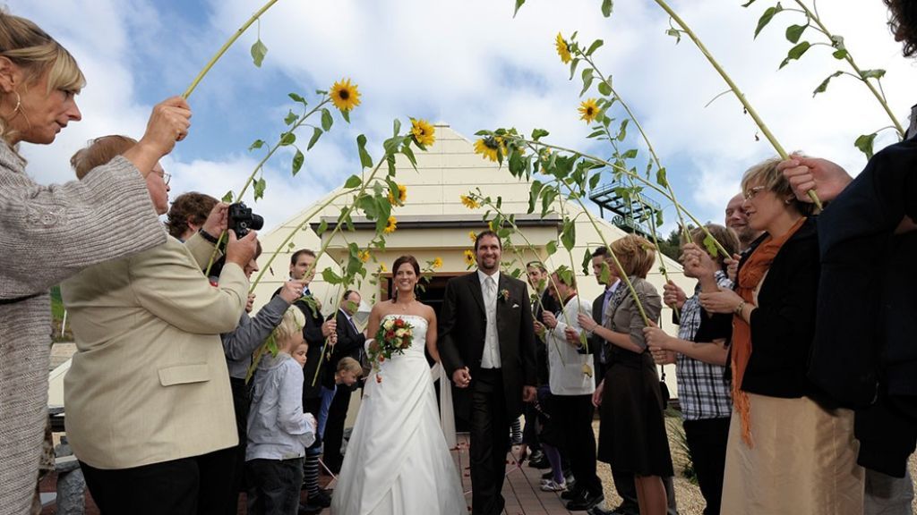 Der Galileo-Park bietet vor allem für Fotos eine tolle Kulisse. von Kurt Nägele