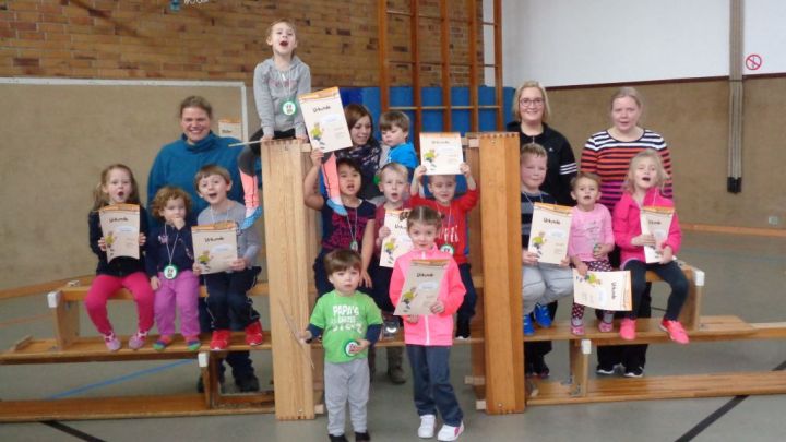 Bewegungsspaß für Kindergartenkinder in Meggen