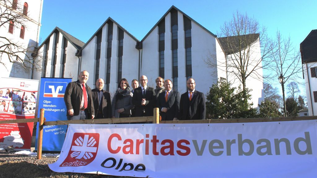 Der Caritasverband Olpe, die Volksbank Olpe – Wenden – Drolshagen und Architekt Stephan Göckler haben das Konzept gemeinsam erarbeitet. von privat