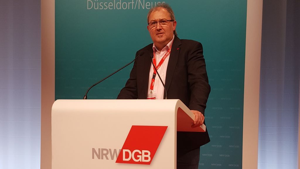Ingo Degenhardt appelliert die Wahlberechtigten, auch wählen zu gehen. von DGB-Südwestfalen