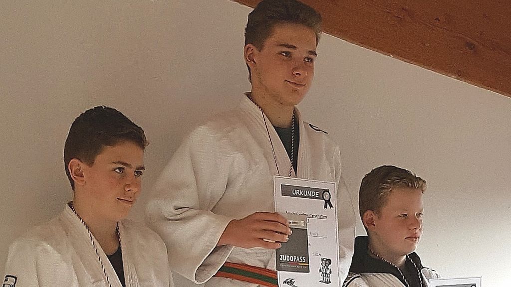 Felix Ohm (l.) belegte in Witten den dritten Platz. von Privat