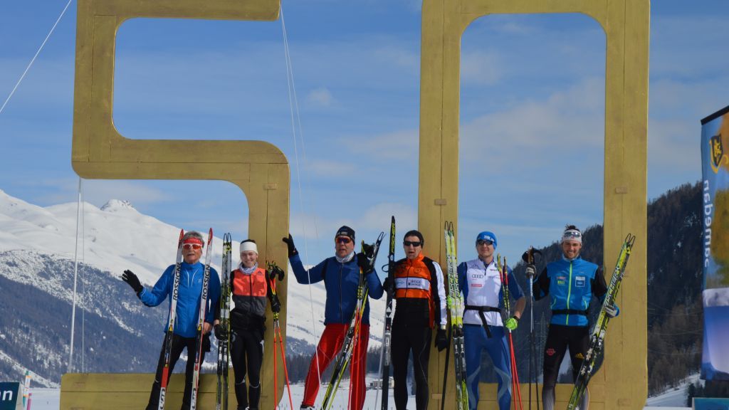 Sechs Wintersportler des TV Attendorn haben am Engadin-Langlauf-Wettbewerb in der Schweiz teilgenommen. von TV Attendorn