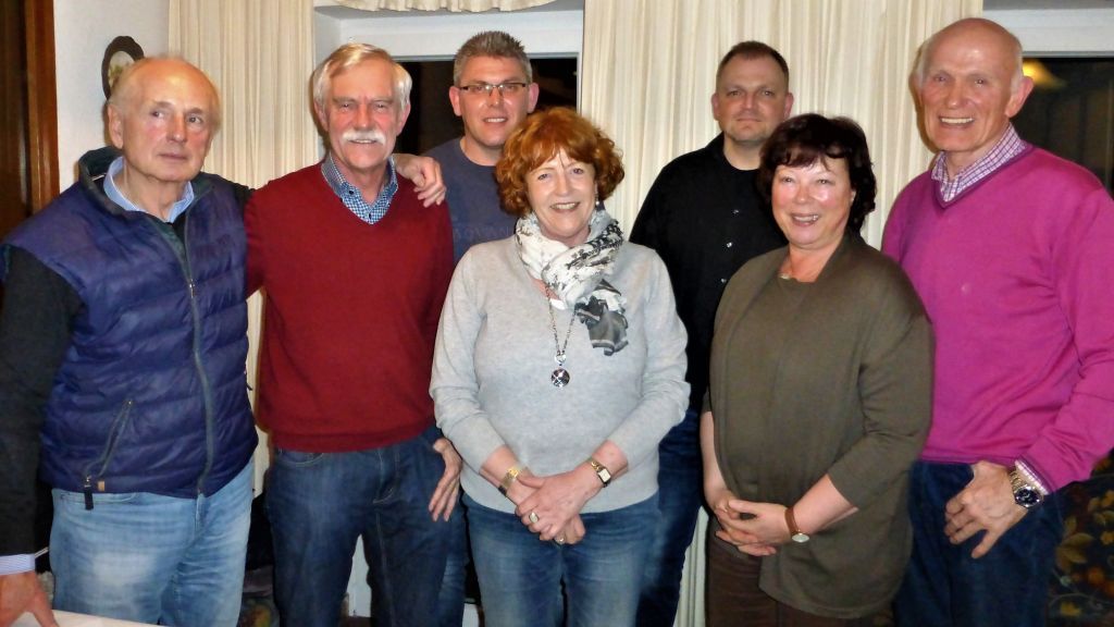 (von links) Günther Willikonsky, Ulrich Hilchenbach, Dirk Laube, Rosel Schnüttgen, Daniel Halbfas-Alterauge, Anne Hellendrung und Günther Schmelzer. von privat