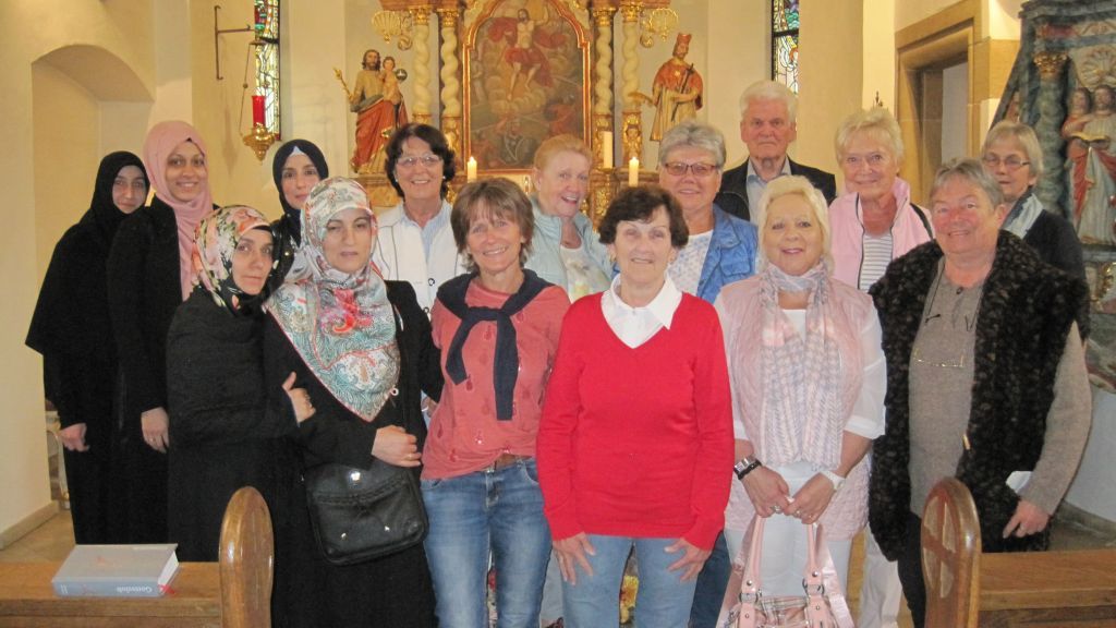 Während des letzten Ausflugs nach Schliprüthen besuchten die Frauen die Kirche des Ortes. von Privat