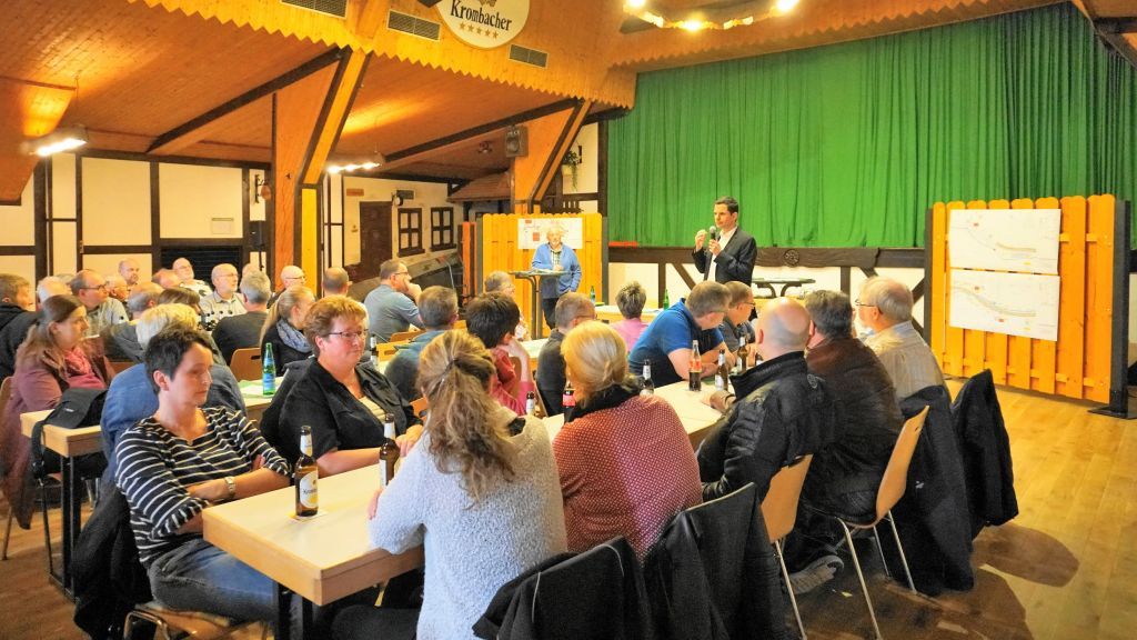Die Bürgerversammlung in Lichtringhausen war gut besucht. von privat