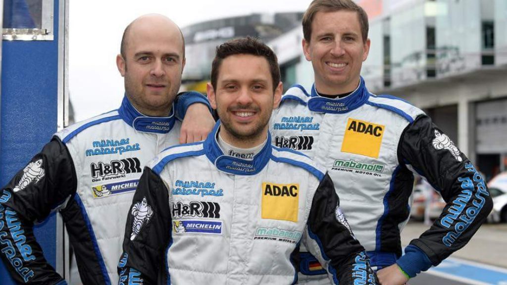 Die drei Fahrer Marcel Hoppe, Tim Scheerbarth und Moritz Kranz sind aktuell sehr erfolgreich mit ihrem Porsche. von privat