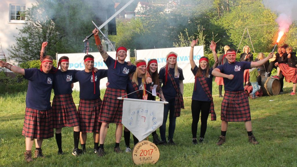 Spaß ist bei den 3. Highland Games in Altenkleusheim garantiert. von privat