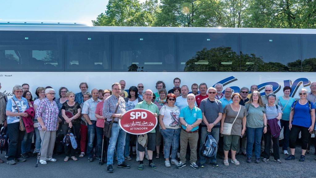 47 Gäste haben an der Bildungsreise der SPD-Attendorn teilgenommen. von Karl Dickel