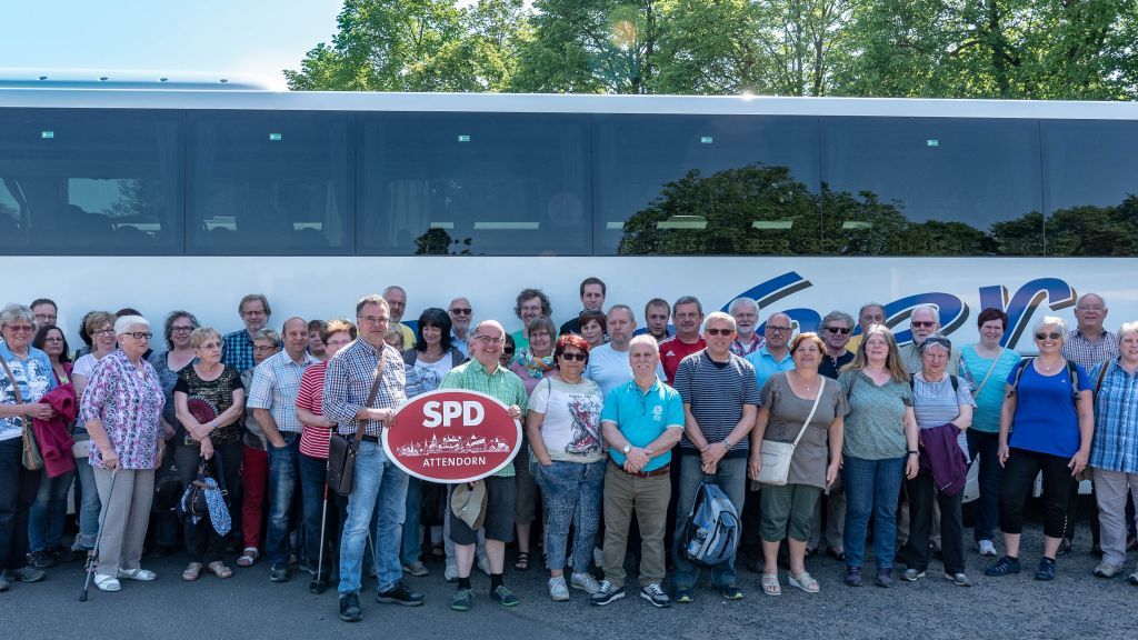 47 Gäste nahmen an der diesjährigen Bildungsreise der SPD Attendorn nach Prag teil. von Karl Dickel