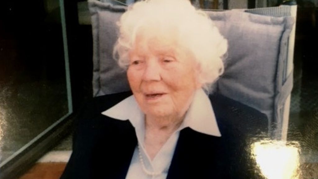 Johanna Otterbach hat fast ihr gesamtes Leben in Saßmicke gewohnt. Am 28. Mai feiert sie ihren 104. Geburtstag. von privat