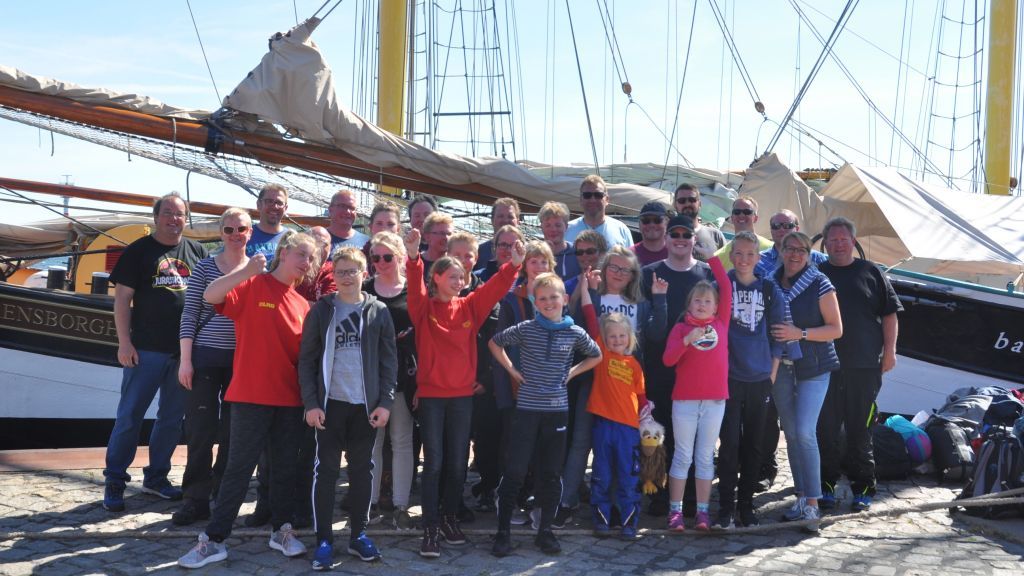 31 Teilnehmer begaben sich jetzt auf große Fahrt über die Ostsee - ein einmaliges Erlebnis für alle. von privat