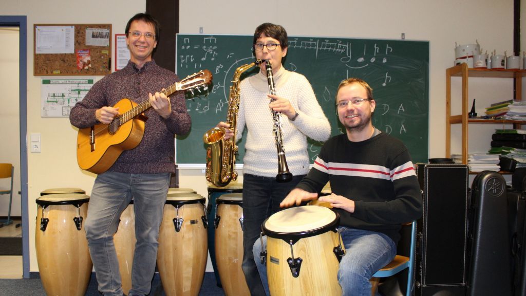 Die Lehrer der Musikschule Attendorn laden zum Ausprobieren ein. von Hansestadt Attendorn
