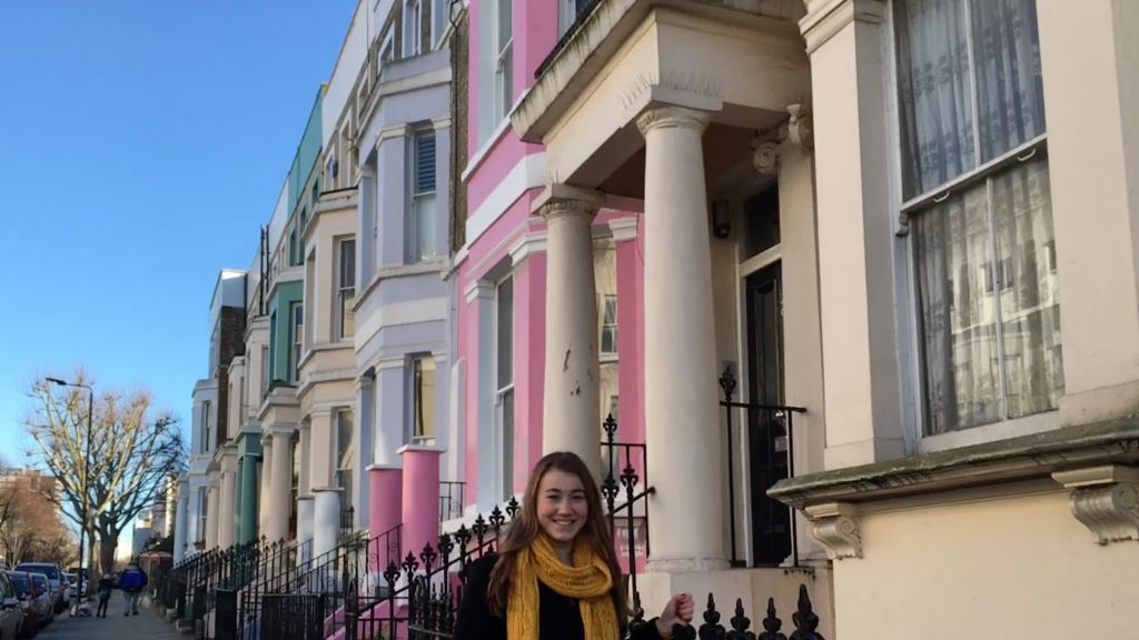 In der Lancester Road in Notting Hill, London. von Madeleine Hellenthal