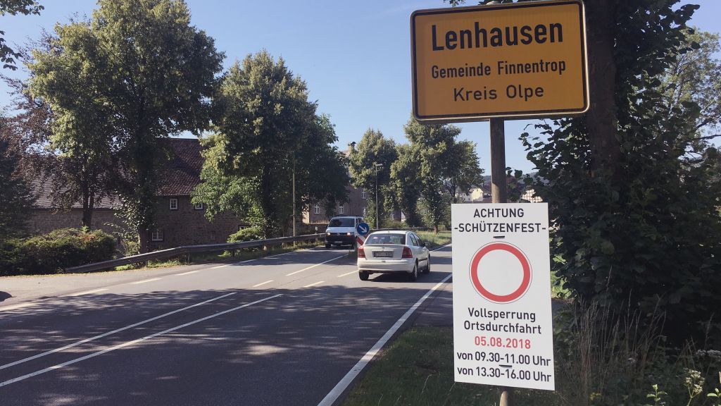 Die B 236 ist am Sonntag zeitweise gesperrt. von Achim Schnell