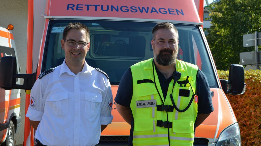 Die beiden Einsatzleiter Christof Wurm (links) und Stephan Zeppenfeld. von Barbara Sander-Graetz