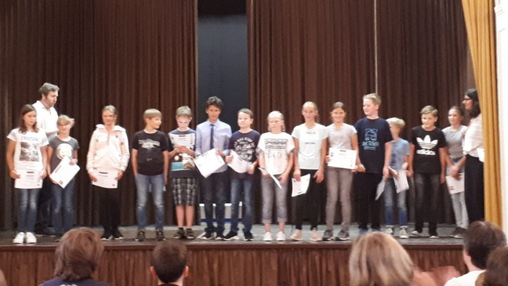 Zum Ende gab es eine Abschlussshow. von privat