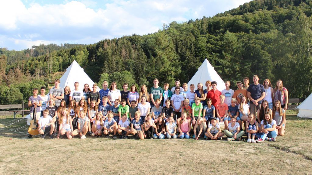 Alle Teilnehmer des diesjährigen Zeltlagers. von privat