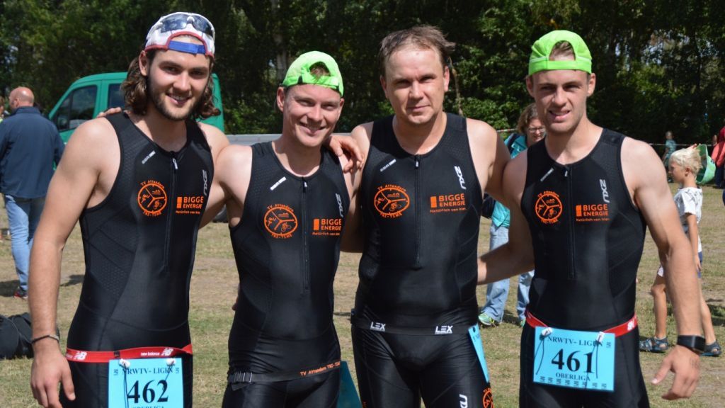 Die Oberliga Mannschaft am Triathlon in Riesenbeck. von privat