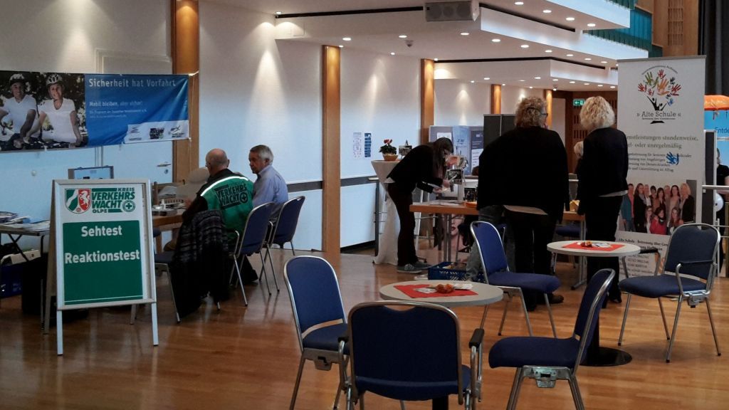 Zum zweiten Mal findet in Olpe die Fachmesse 50 plus statt. von privat