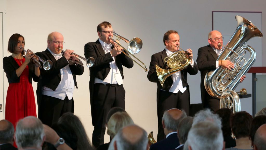 „Harmonic Brass“ begeisterte das Publikum. von privat