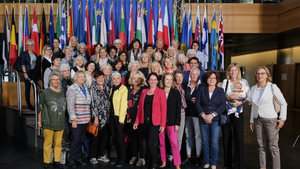 Die Delegation in Straßburg. von privat