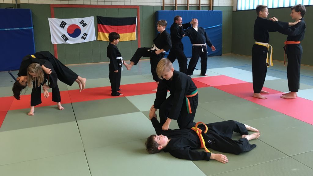 Hapkido ist eine sanfte koreanische Verteidigungskunst. von privat