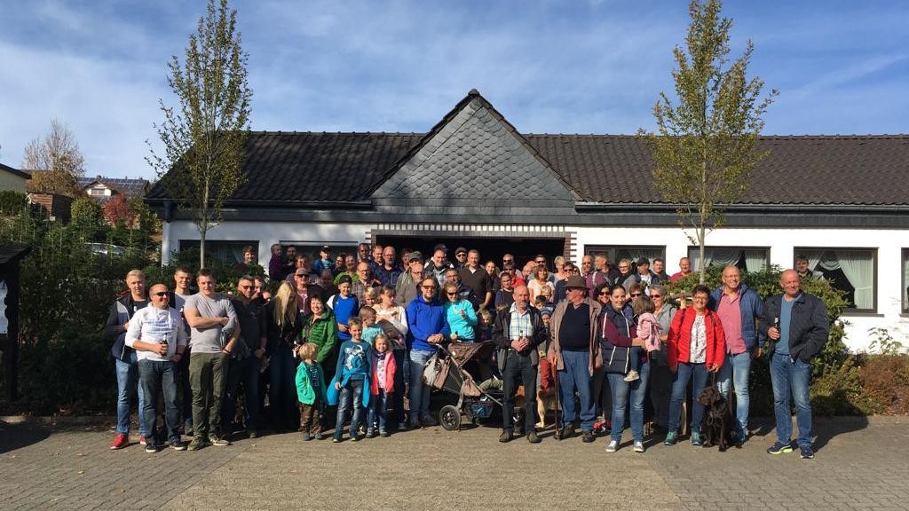 Gemeinsam ging es für die Gruppe auf große Wanderung. von privat