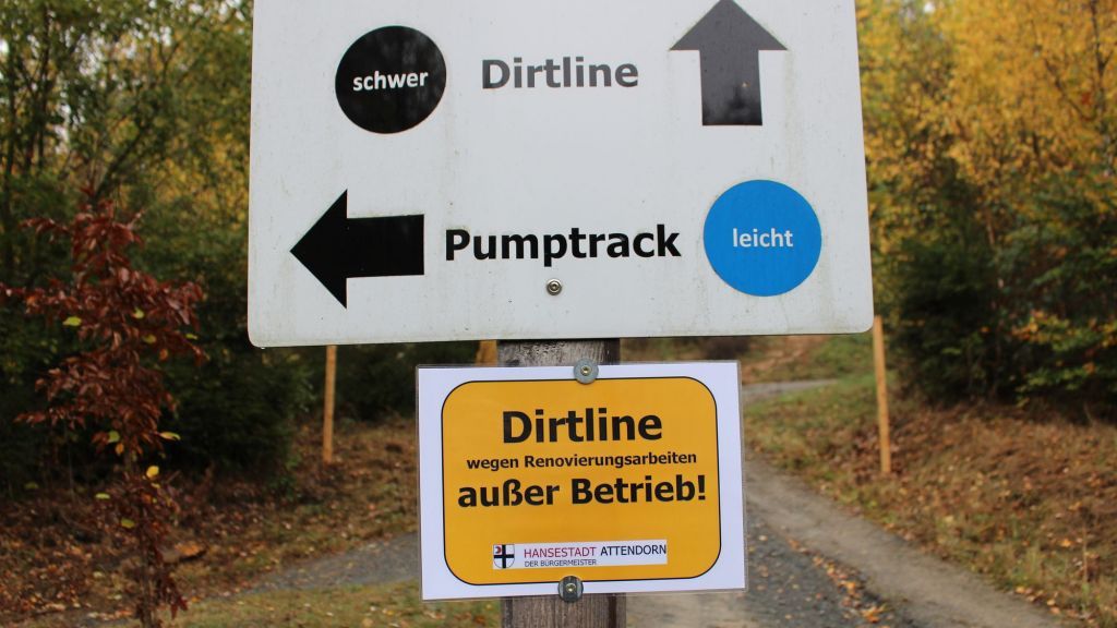 Die Hansestadt Attendorn erneuert einen Teilbereich des beliebten Mountainbike-Parks. Nun lässt die Hansestadt Attendorn die "Dirtline" erneuern. von privat