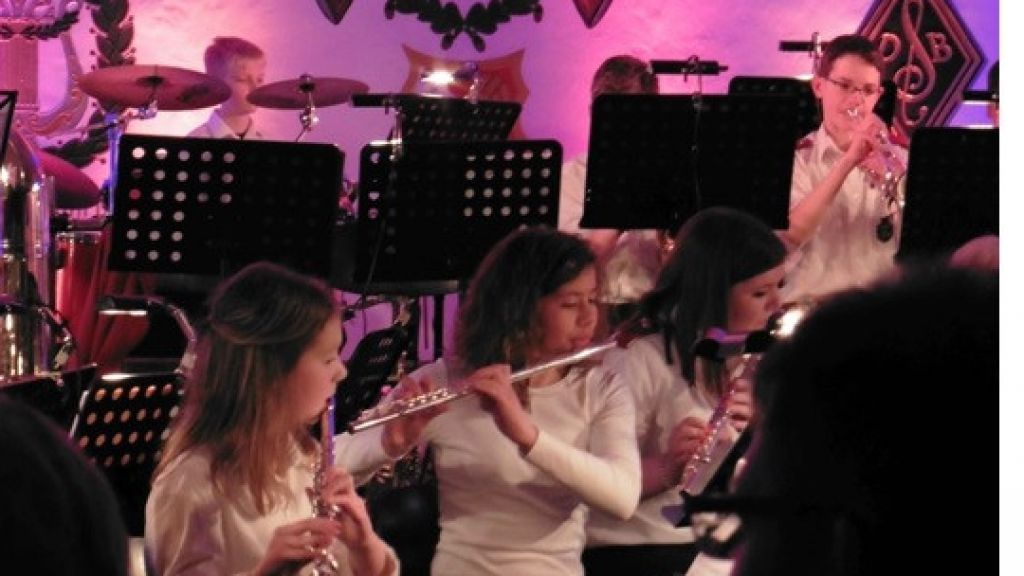 Das Jugendorchester des Musikvereins Rahrbach. von privat