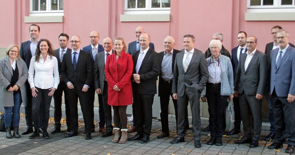 Die Teilnehmer der Vorstellung des neuen Projekts „UnternehmensWertArzt“. von Rüdiger Kahlke