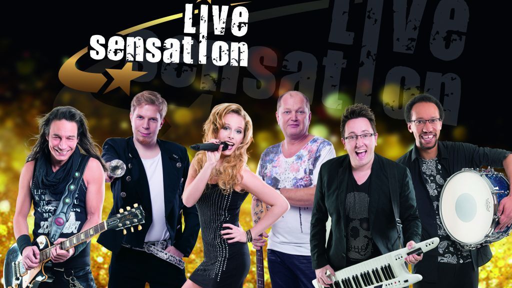 Die Show- und Partyband „Live Sensation“ aus Vechta tritt erneut bei der Vorsilvesterparty in Sondern auf. von privat