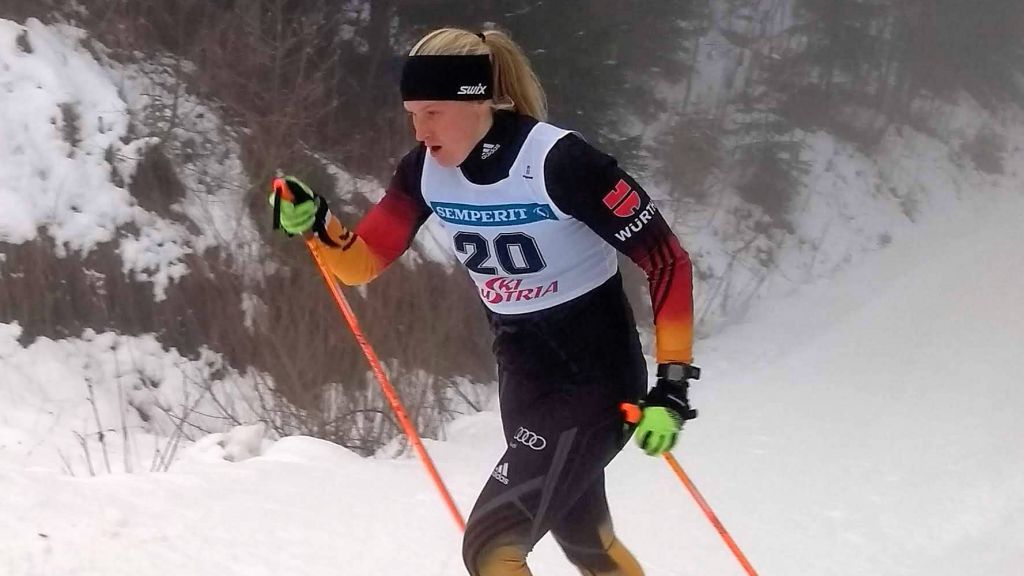 Melina Schöttes vom SC Oberhundem erreichte in Ramsau den siebten Platz. von privat