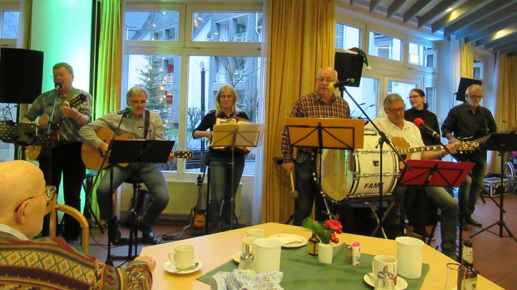 Die AltstattBuben bei ihrem Konzert in St. Liborius. von privat