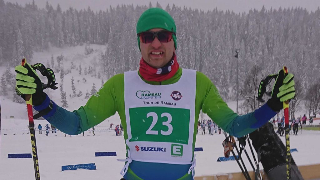 Manuel Schöttes vom Ski Club Oberhundem nahm an der diesjährigen Tour de Ramsau teil. von privat