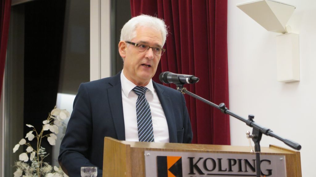 CDU-Stadtverbandsvorsitzender Markus Arens wurde bei der Jahreshauptversammlung wiedergewählt. von privat