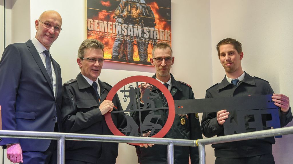 Das neue Feuerwehrgerätehaus in Halberbracht wurde am Freitag, 8. Februar, offiziell eingeweiht. von Feuerwehr Lennestadt