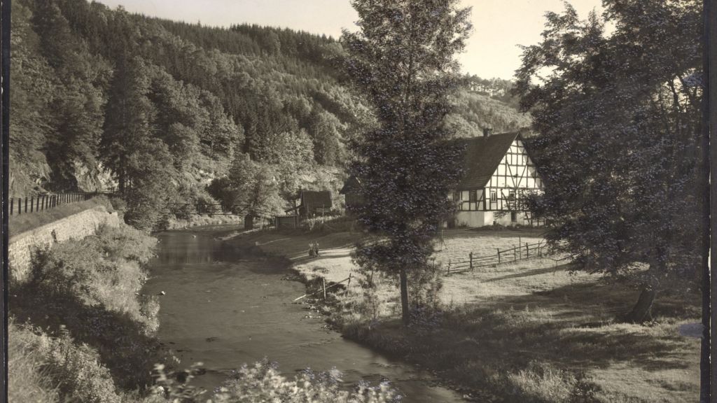 Landschaft im Biggetal, um 1955 von Sammlung Grobbel/LWL-Medienzentrum für Westfalen