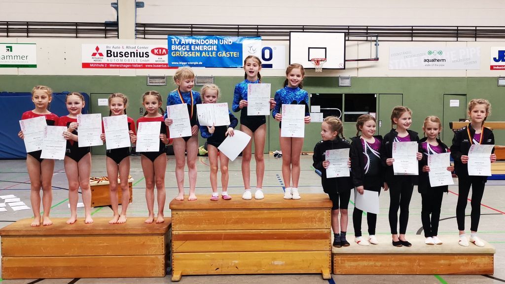 Die erste Mannschaft der E-Jugend sicherte sich den Sieg. von privat