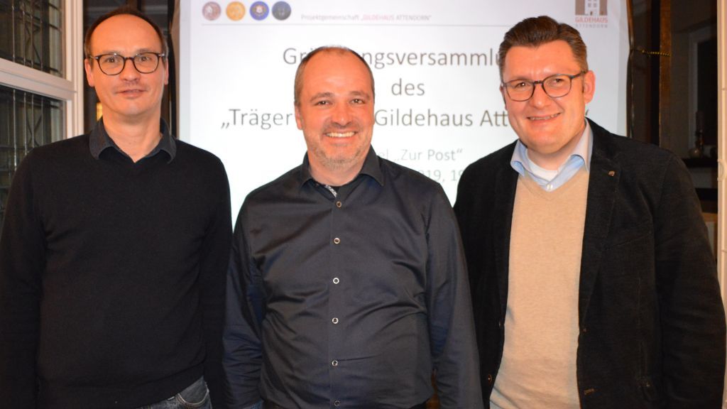 Der geschäftsführende Vorstand des Trägervereins (von links): Claus Ortmann, Markus Harnischmacher und Sascha Koch. von Barbara Sander-Graetz
