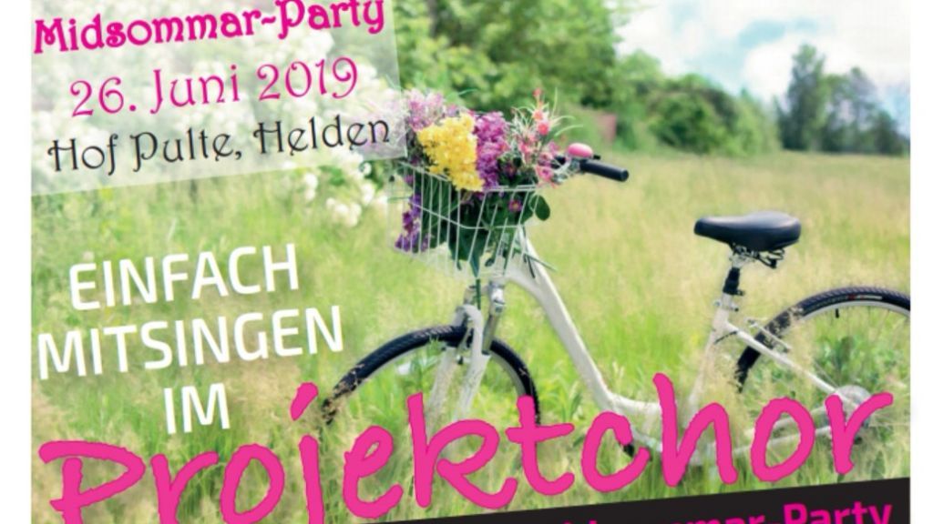 Erste Mitsommar Party des Frauenchor HEL-CANTO geplant von privat