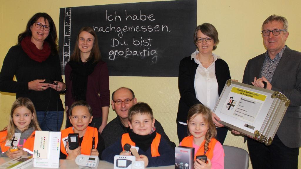 Die jungen Energiewächter gingen jüngst auf die Suche. von privat