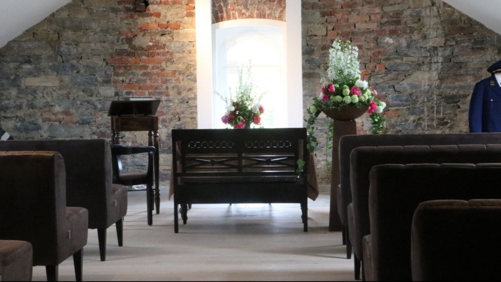 Paare könne sich im Trauzimmer des EssBahnhofs das Ja-Wort geben. von ess-Bahnhof