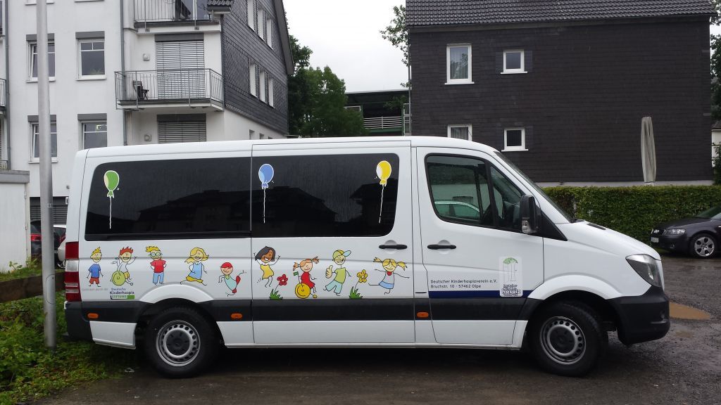 Mittlerweile hat der DKHV die Hoffnung aufgegeben, dass das gestohlene Fahrzeug wieder auftaucht. von Deutscher Kinderhospizverein