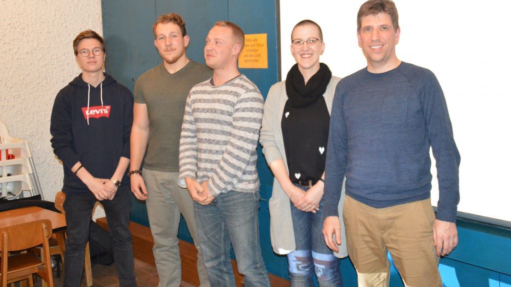 Der neue Vorstand (von links):  Malte Kirchhoff, Henrik Martel, Jakob Fischer, Sarah Luke und Thilo Kuhl. von privat