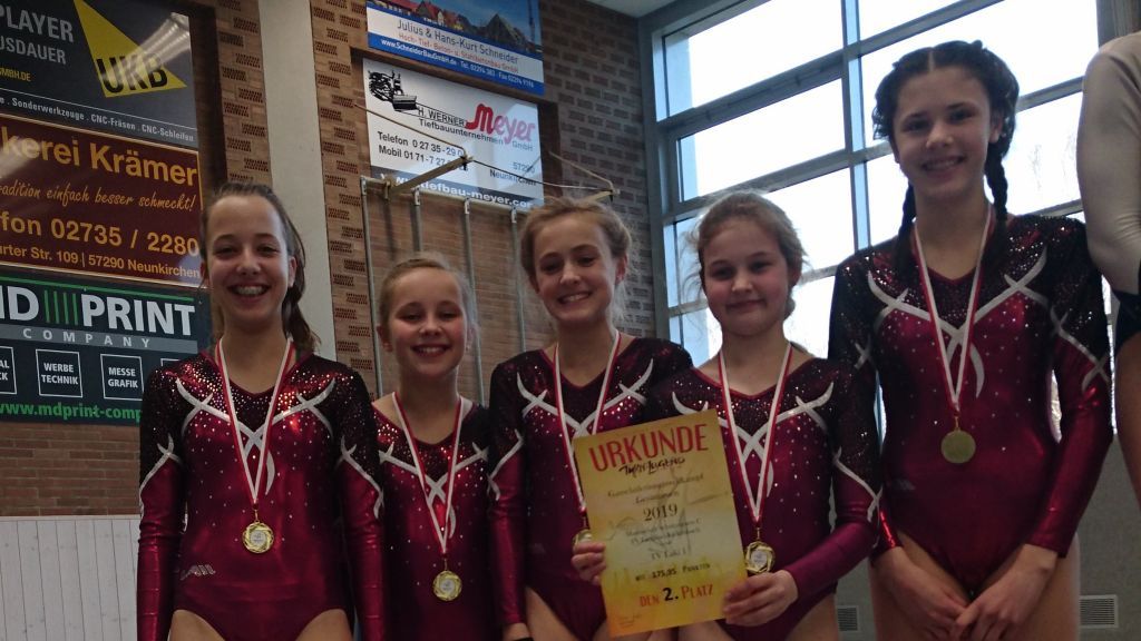 Die Sportlerinnen des TV Langenei-Kickenbach waren mit ihren Leistungen zufrieden. von privat