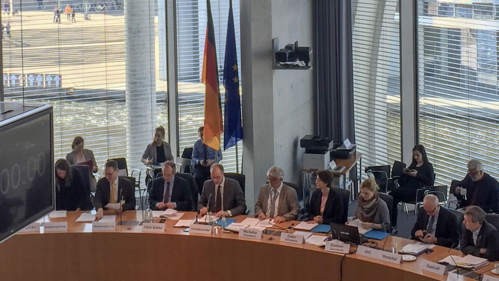 Der Wirtschaftsausschuss des Bundestages tagte, unter dem Vorsitz des heimischen CDU-Bundestagsabgeordneten Matthias Heider. von privat